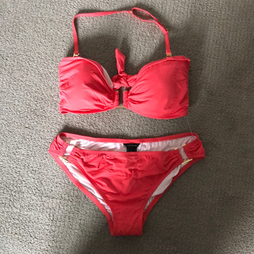 NEVER WORN!!! Ann Taylor Pink swimsuit